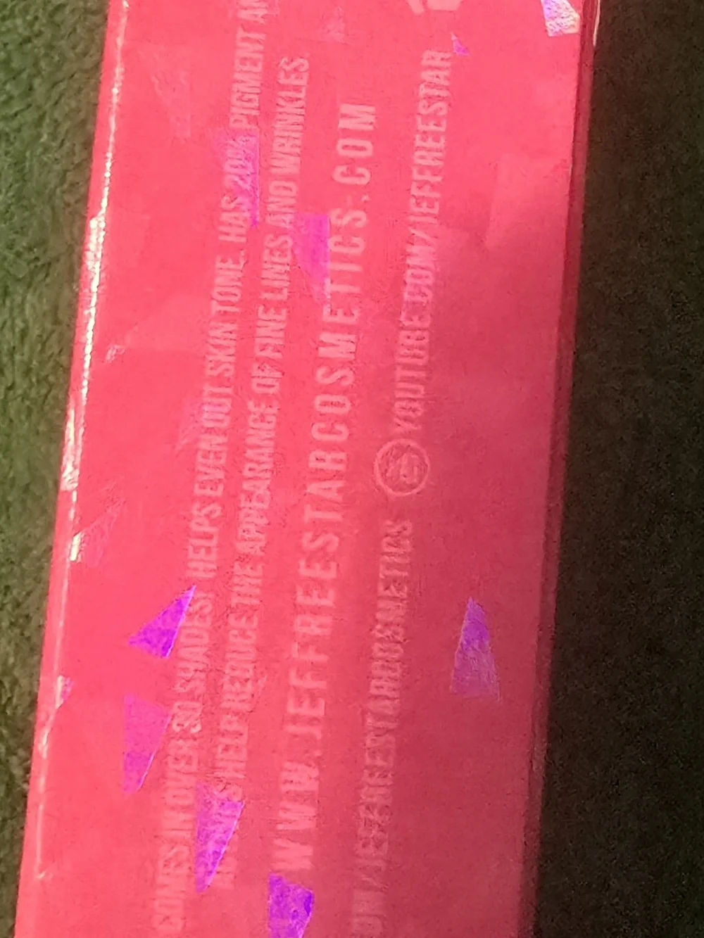 Jeffree Star Lavendar Concealer. Its really Good To Hide Those Undertones